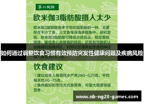 如何通过调整饮食习惯有效预防突发性健康问题及疾病风险