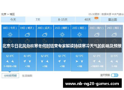 北京今日北风劲吹寒冬何时结束专家解读持续寒冷天气的影响及预报