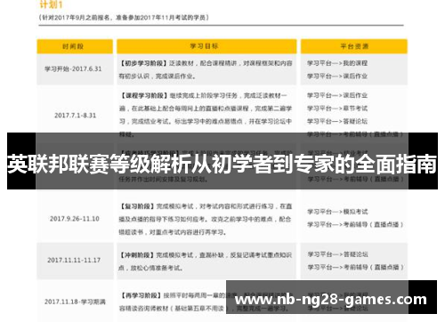 英联邦联赛等级解析从初学者到专家的全面指南